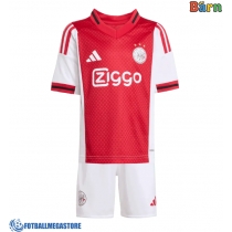 Fotballdrakt Barn Ajax Steven Berghuis #23 Hjemmedraktsett 2025-26 Kortermet (+ Korte bukser)